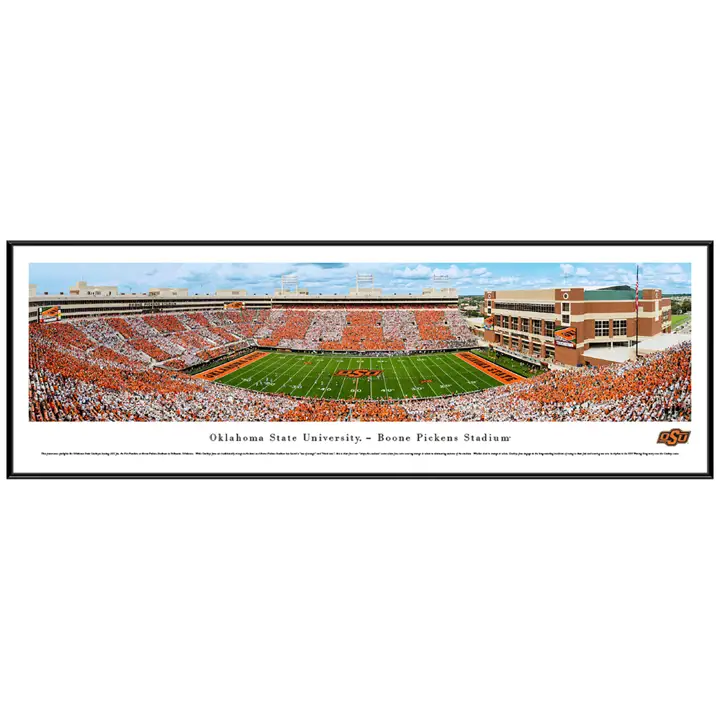 Cadre panoramique standard Ok State du stade Boone Pickens