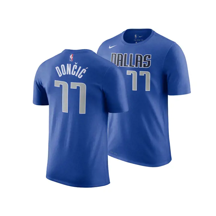 T-SHIRT JOUEUR ICONIQUE NBA MAVS Luka Doncic bleu