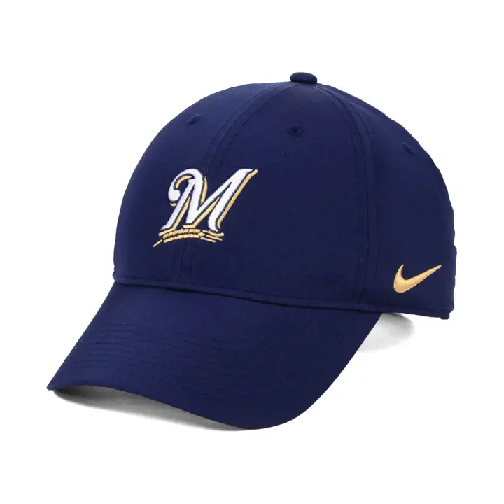 Casquette de performance Milwaukee Brewers MLB Legacy 91 MARINE