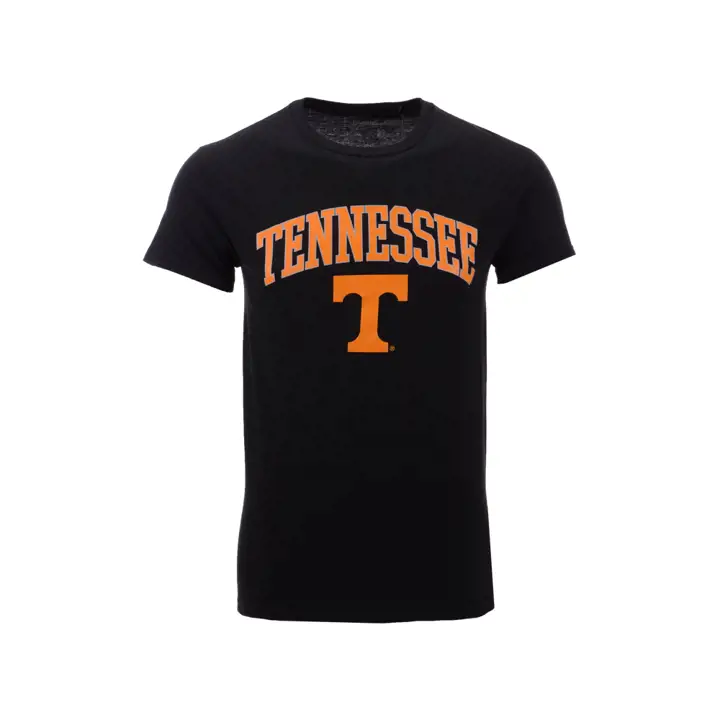 T-shirt à logo mi-taille 2F NCAA des Tennessee Volunteers - Noir