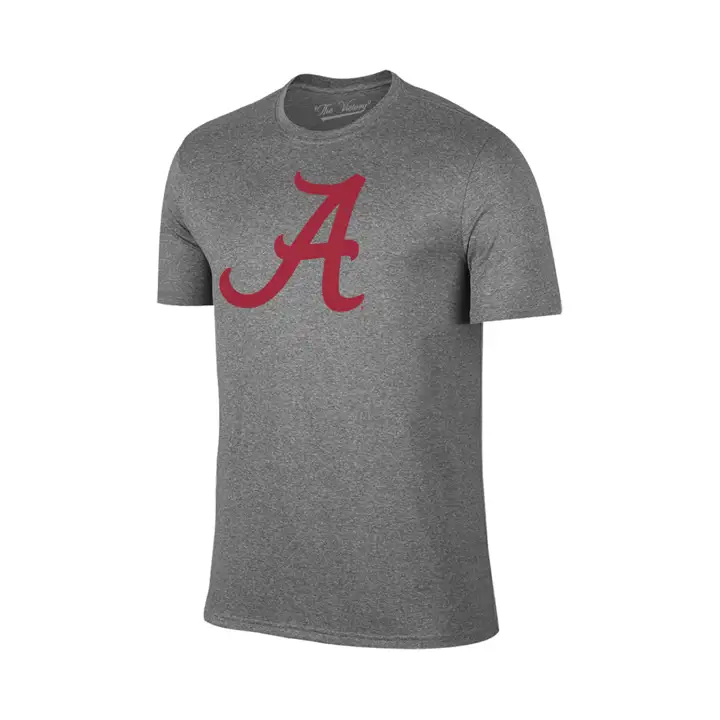 T-shirt NCAA Big Logo Alabama Crimson Tide 2F gris