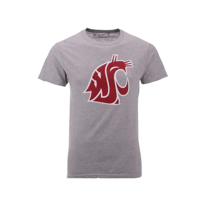 T-shirt NCAA à Grand Logo Washington State Cougars GRIS