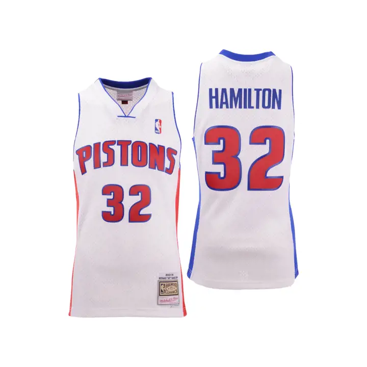 MAILLOT NBA PISTONS M&N Swingman Richard Hamilton bcl