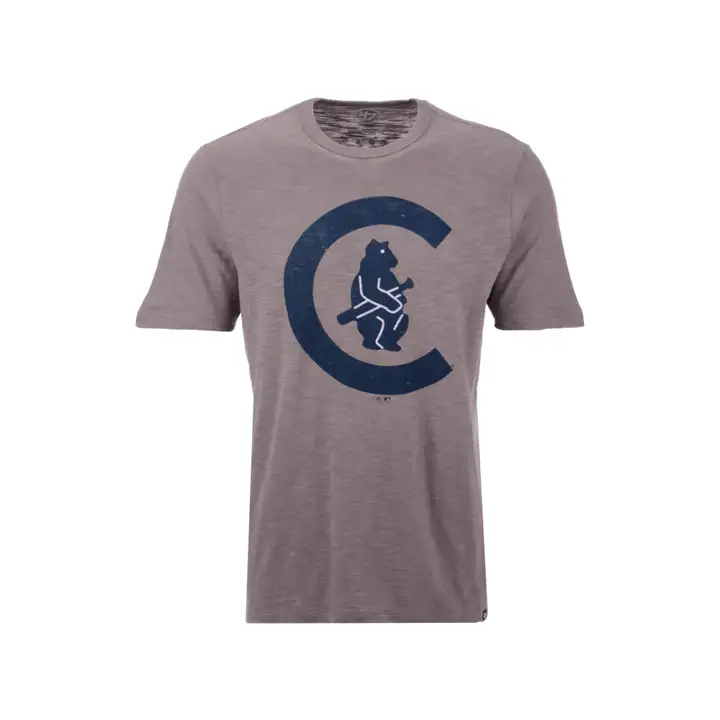 T-shirt à logo CUBS MLB Scrum Coop gris