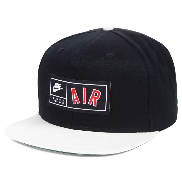 Casquette Nike Pro Étiquette Nike Air Noir/Blanc/Rouge