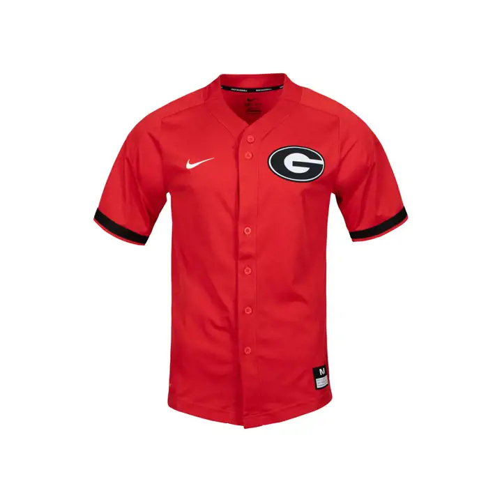Maillot de baseball réplique NCAA Georgia Bulldogs 18 ROUGE