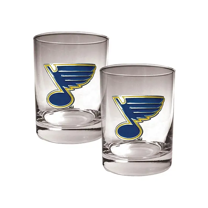 St. Louis Blues - Lot de 2 verres à whisky de 45 cl Ast