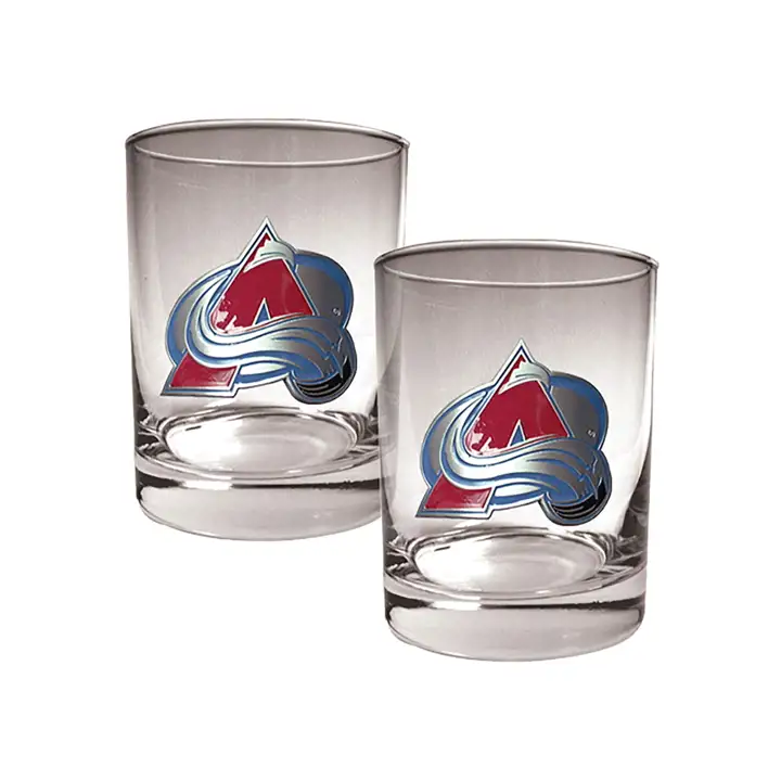 Colorado Avalanche 2 pièces - Lot de 2 verres à whisky de 44 cl