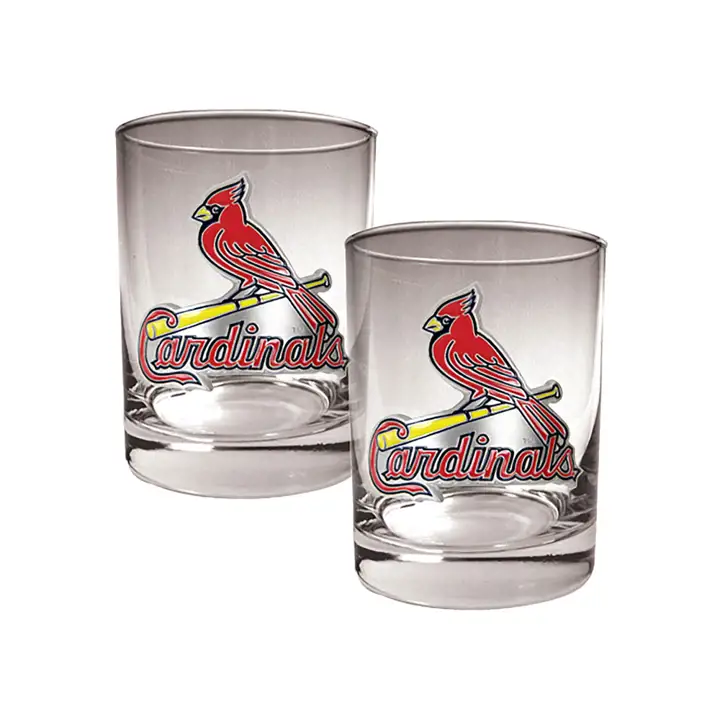 St. Louis Cardinals Lot de 2 verres à whisky 450 ml