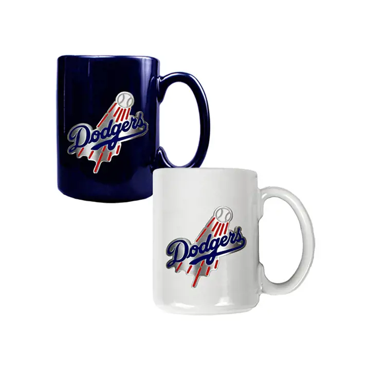 Los Angeles Dodgers Lot de 2 Mugs multicolores Ast