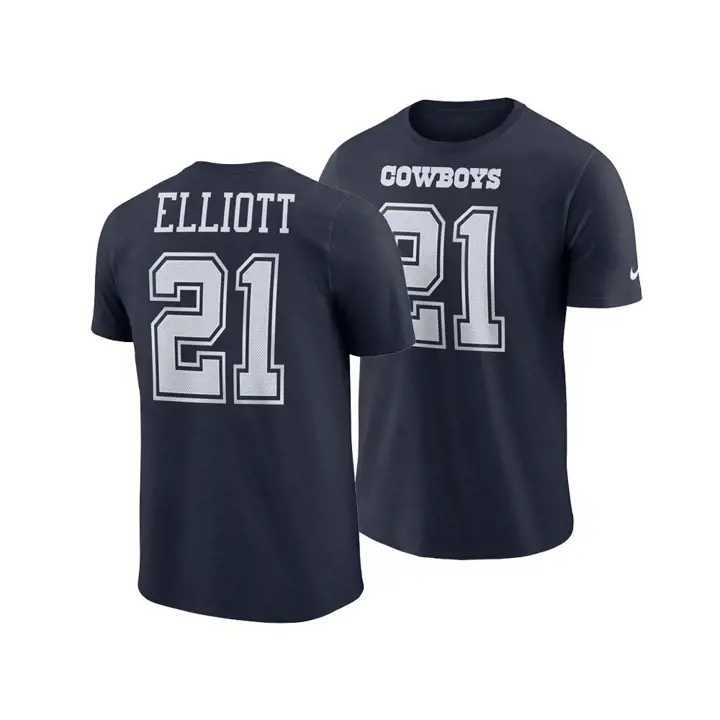 T-shirt Cowboys NFL Pride N/N Wordmark 3.0 Ezekiel Elliott marine