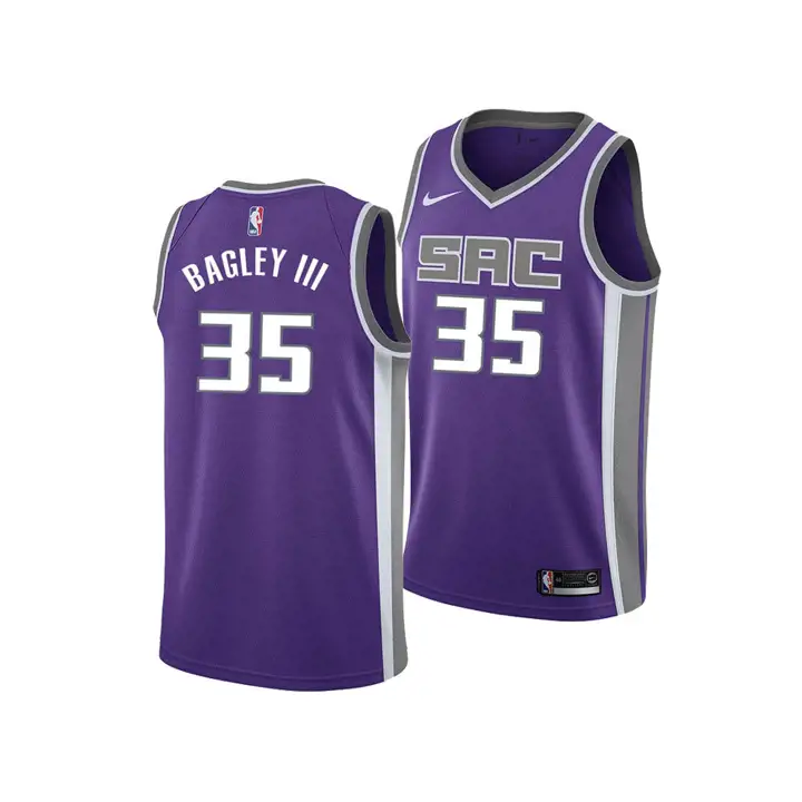 Marvin Bagley III Sacramento Kings NBA Youth Icon Swingman Maillot