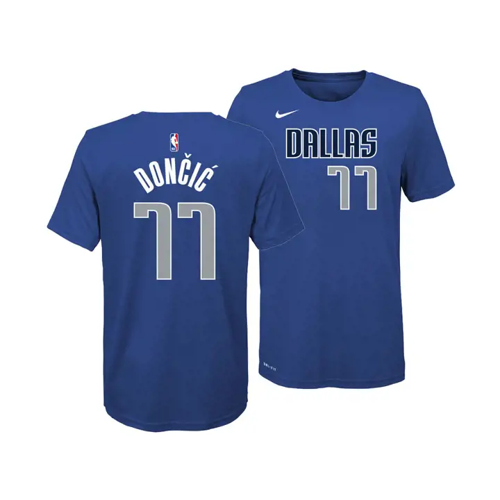 T-shirt icône N&N Luka Doncic des Dallas Mavericks pour jeunes NBA