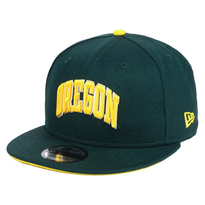 Casquette à visière plate Oregon Ducks NCAA Core 9FIFTY Snap GRN