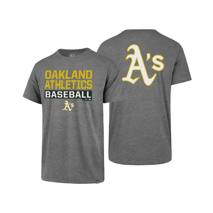 T-shirt Oakland Athletics MLB Rival Bases Loaded GRIS