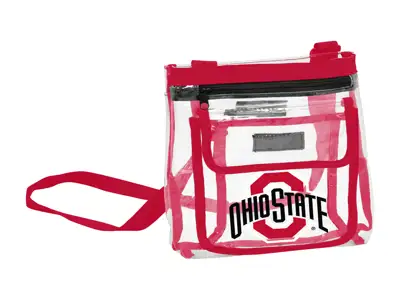 Logo Brands Gameday Clear Crossbody V