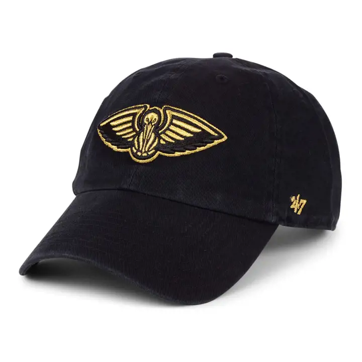 NEW ORLEANS PELICANS NBA '47 Met Gold Clean Up BLK
