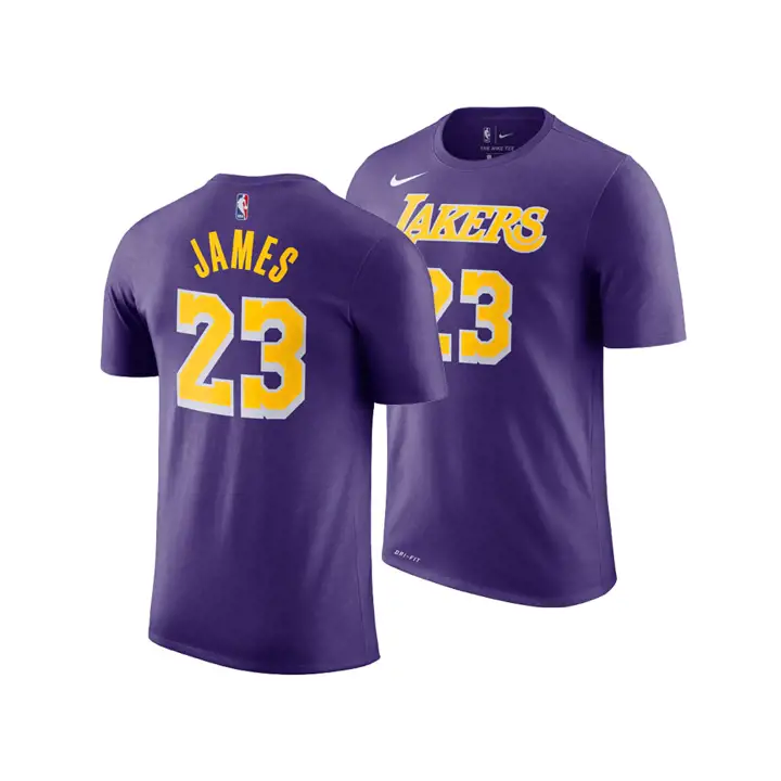 LAKERS NBA T-SHIRT JOUER LEBRON JAMES PUR