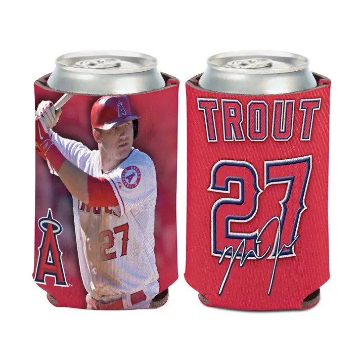 Los Angeles Angels Can Coozie Mike Trout Ast