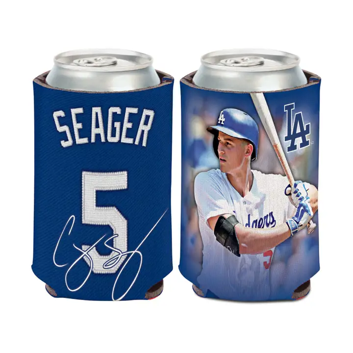 Coozie Can Los Angeles Dodgers Corey Seager Ast