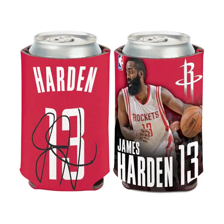 Houston Rockets Coozie Canette James Harden rouge