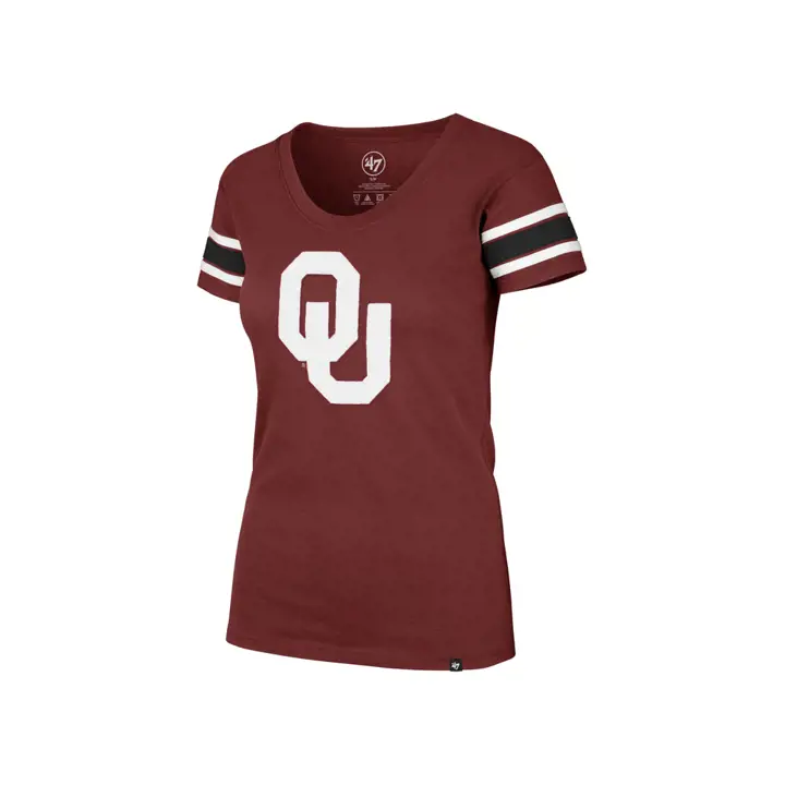 T-shirt Scoop NCAA Oklahoma Sooners Femme Hors Campus 19 cr