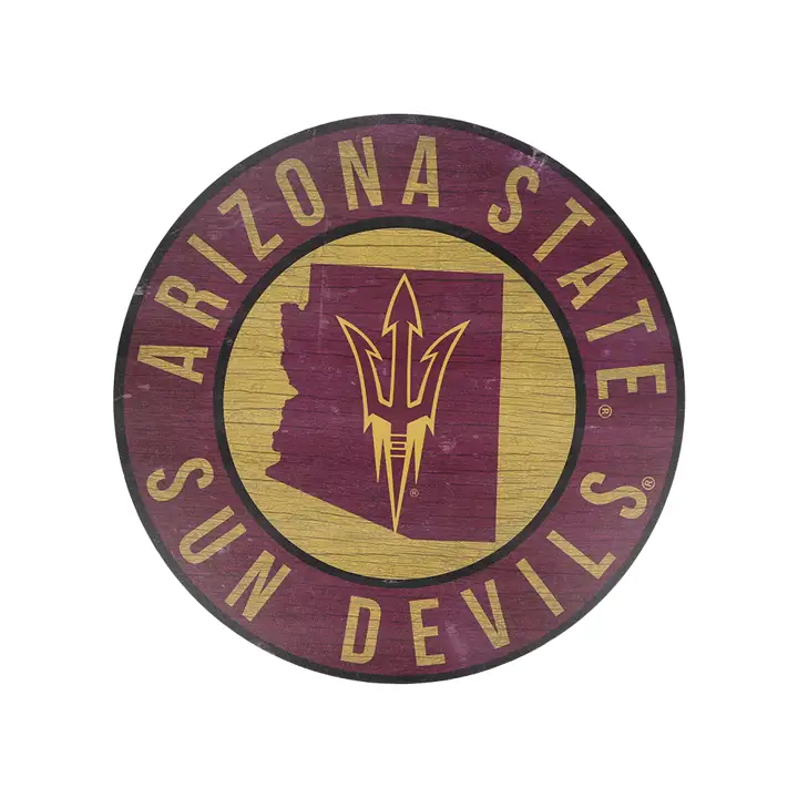 Arizona State Sun Devils Cercle de 12 po avec panneau d'état