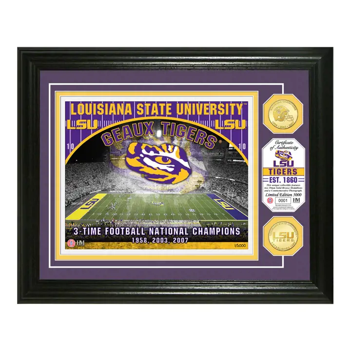 L.S.U. NCAA pièce de bronze, Photo Mint