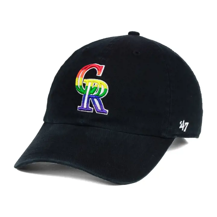 Colorado Rockies MLB Pride Clean Up NOIR