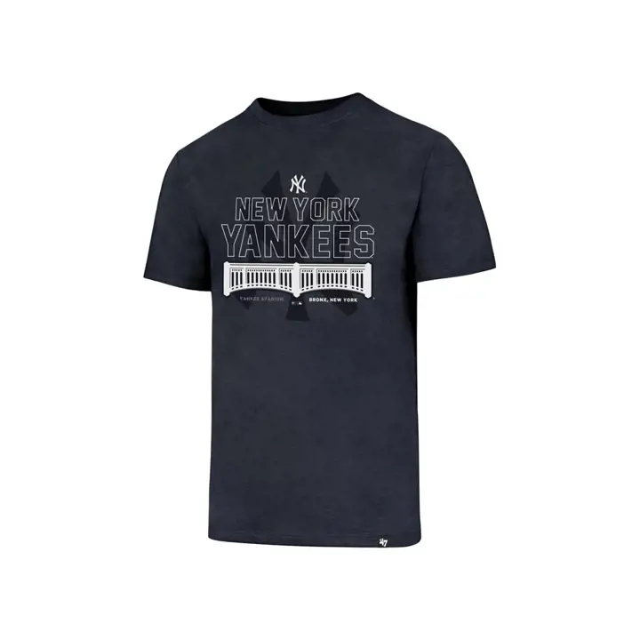 T-shirt avec logo des Yankees de New York (MLB) - bleu marine