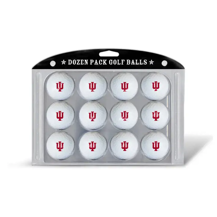 Balles de golf Indiana Hoosiers, paquet de 12