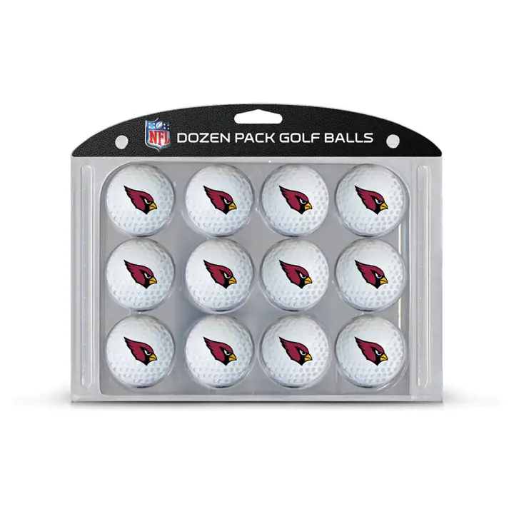 Ballons de golf Arizona Cardinals, paquet de 12 Ast