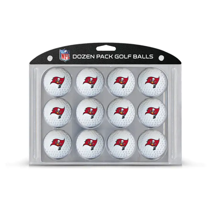 Balles de golf Tampa Bay Buccaneers, paquet de 12