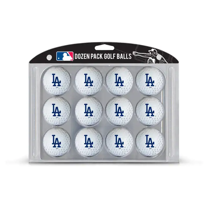 Balles de golf Los Angeles Dodgers, paquet de 12