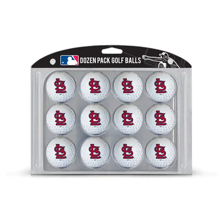 Balles de golf St. Louis Cardinals, paquet de 12