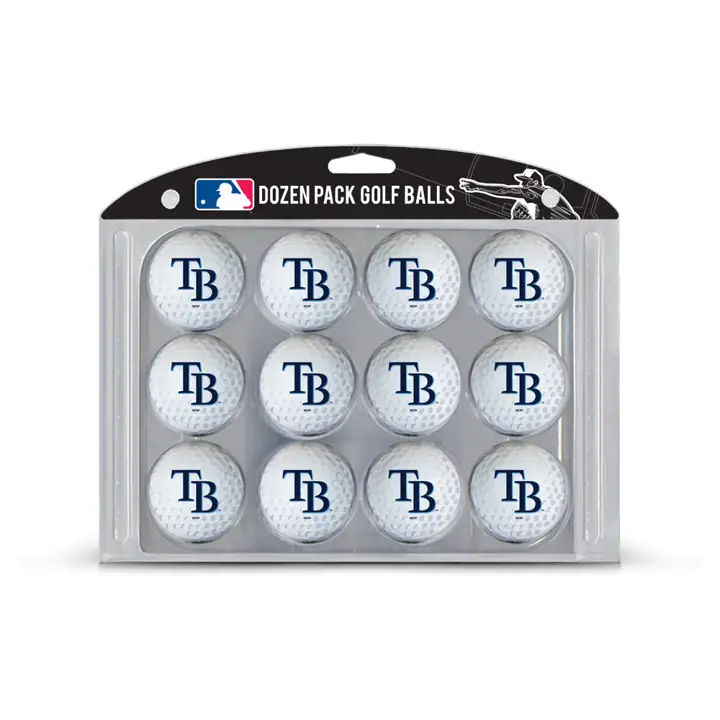 Balles de golf Tampa Bay Rays, paquet de 12 Ast