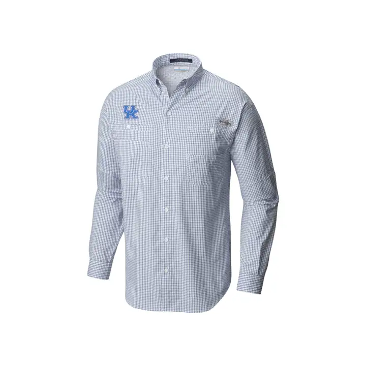 Chemise boutonnée à manches longues Kentucky Wildcats NCAA Super Tamiami rbl/blc
