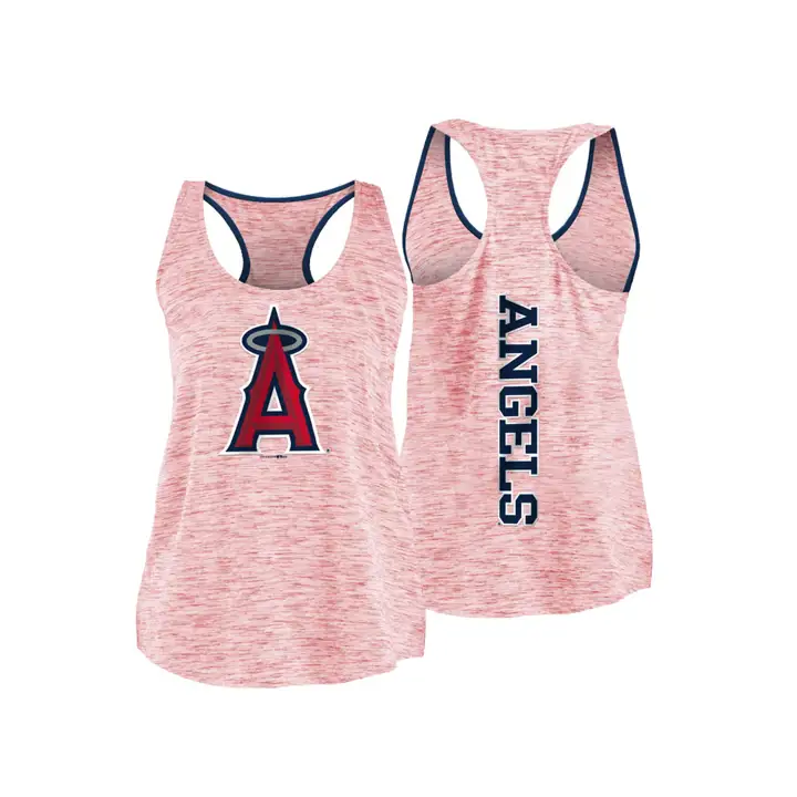 Débardeur femme Los Angeles Angels MLB Space Dye 19 rouge/bleu