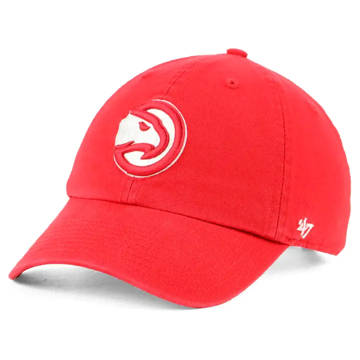 Casquette « 47 Clean Up » des Hawks d'Atlanta (NBA) ROUGE