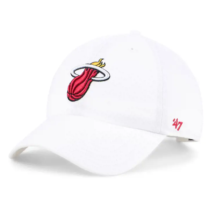 Casquette ajustable '47 Clean Up Miami Heat NBA, blanc