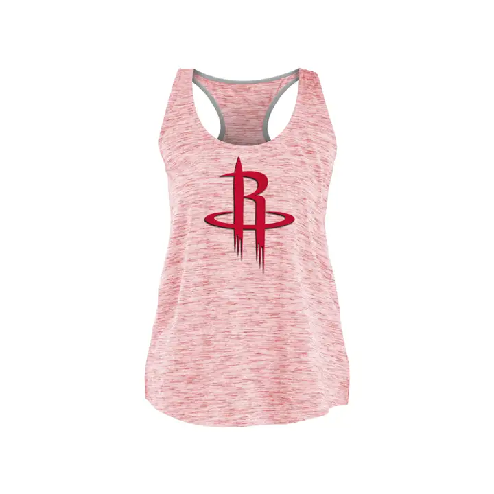 Débardeur Houston Rockets NBA pour femme, chiné, 19 ROUGE