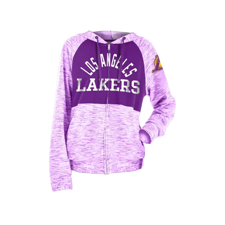 LAKERS NBA Sweat à capuche femme chiné 19 violet