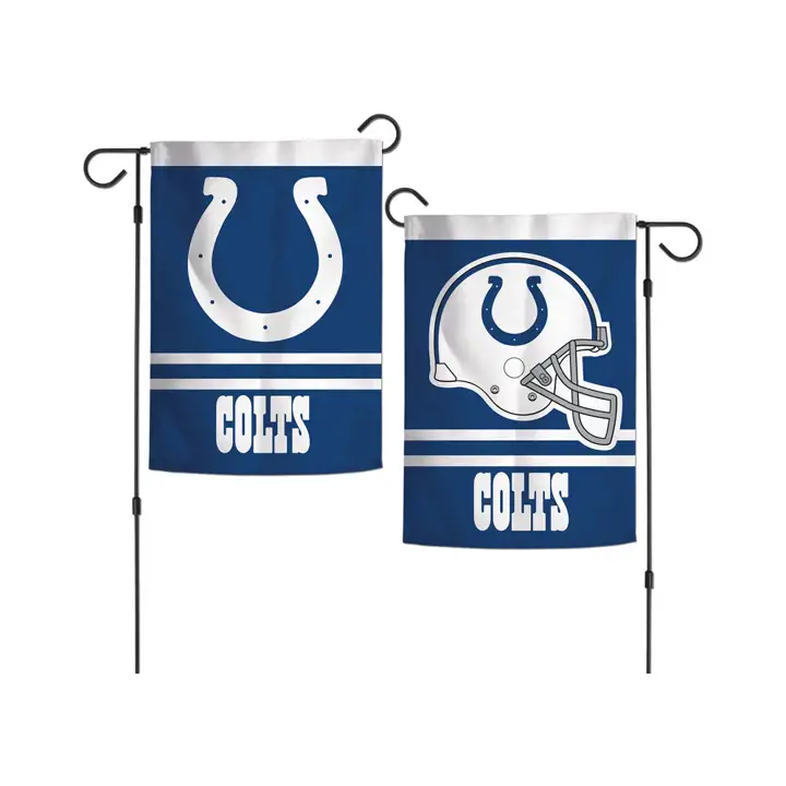 Drapeau de jardin des Colts d'Indianapolis Bleu
