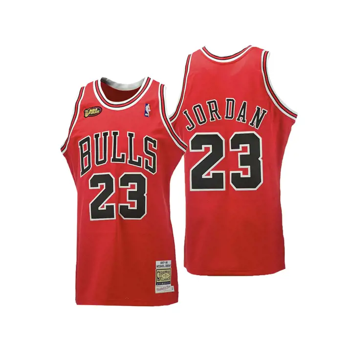 Maillot BULLS NBA HWC Authentic Legends Michael Jordan ROUGE
