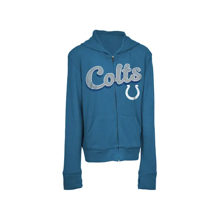 Indianapolis Colts NFL Youth Girls Sweater Hoodie BLEU