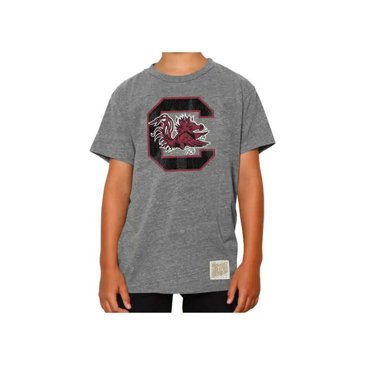 T-shirt enfant Triblend NCAA Caroline du Sud 18 H-Gris