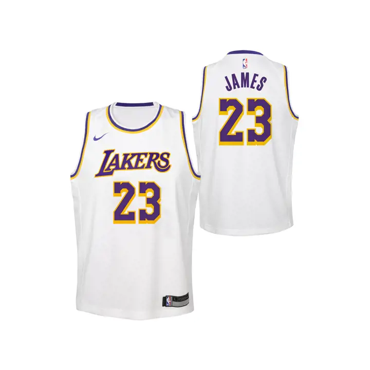 Maillot Association Swingman des Lakers de la NBA pour jeune Lebron James