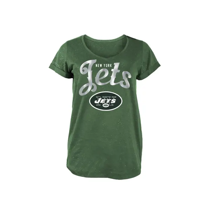 T-shirt New York Jets NFLWomen's Script Logo 18 Vert