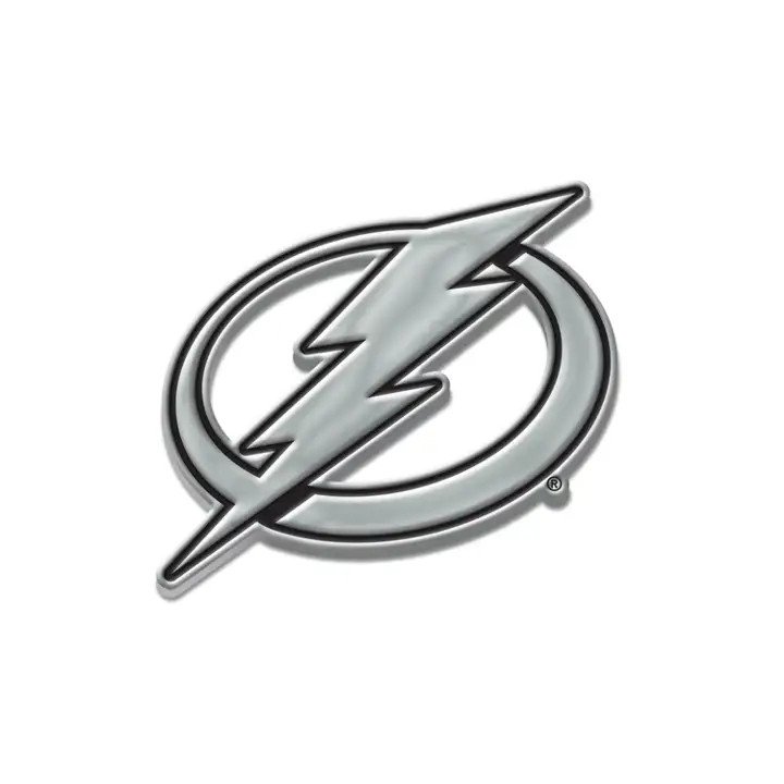 Tampa Bay Lightning emblème auto en métal ARGENT