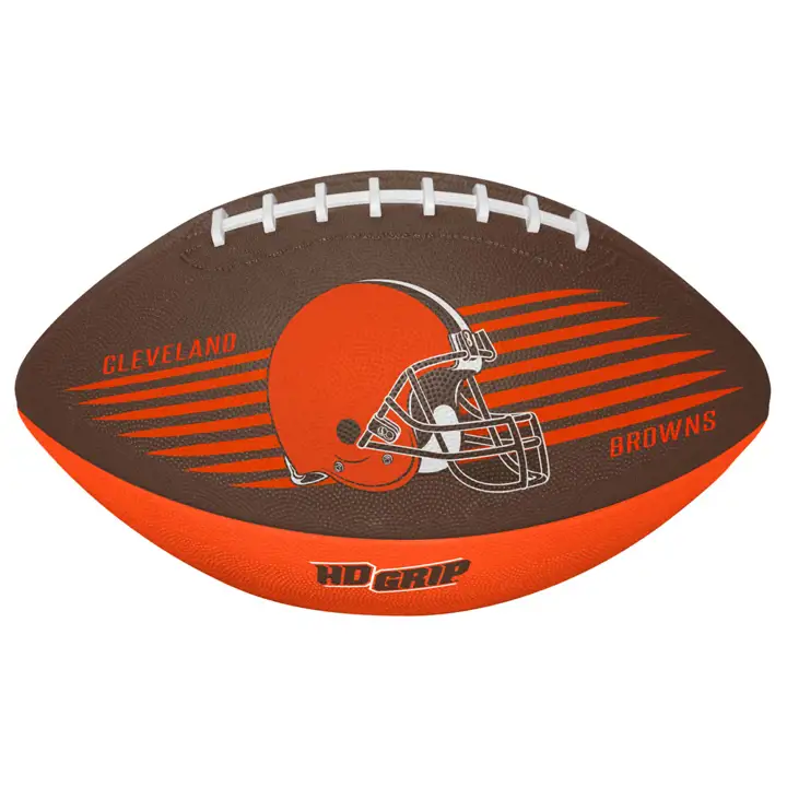 Ballon de football américain Cleveland Browns Grip Tek pour jeune org/brn